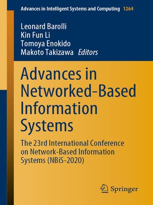 cover image of Advances in Networked-Based Information Systems
